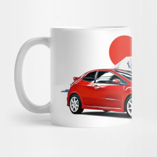 FN2 Civic Fuji JDM Japan Print Mug